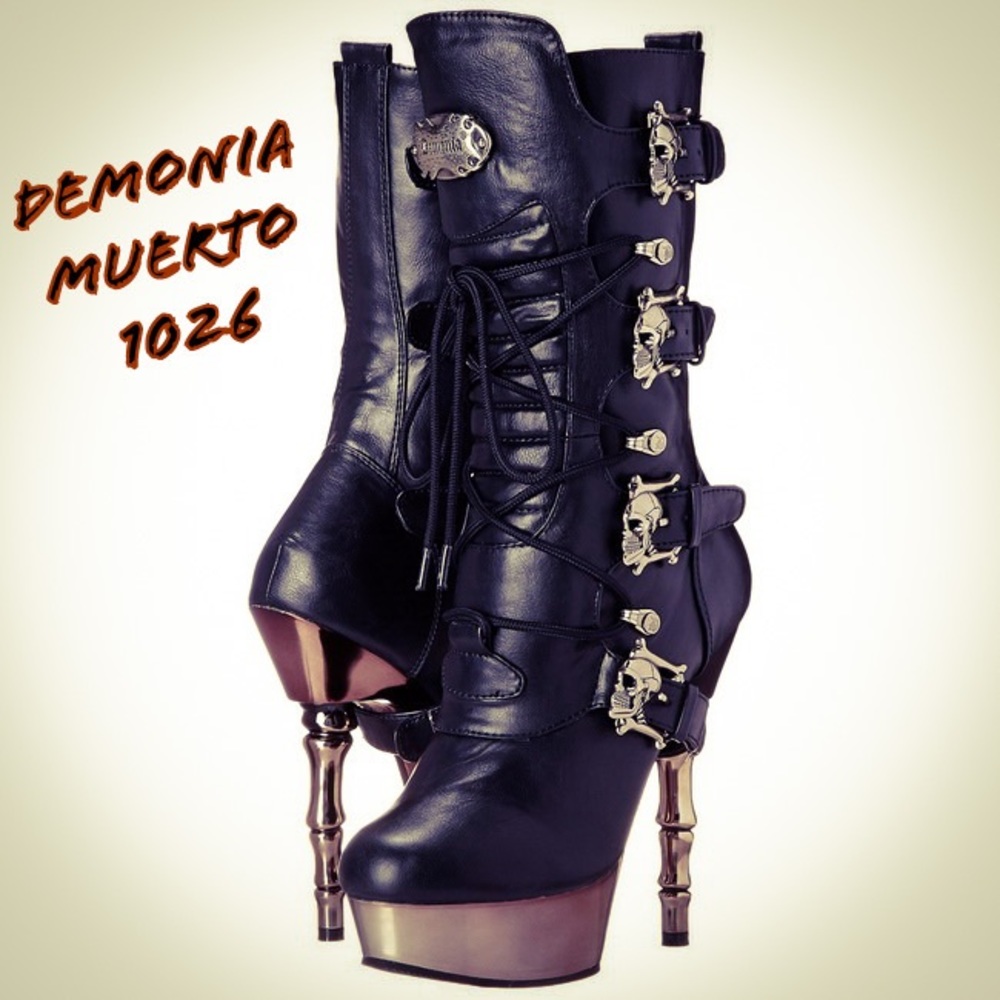 New & Never Worn Demonia Muerto-1026 Boots.